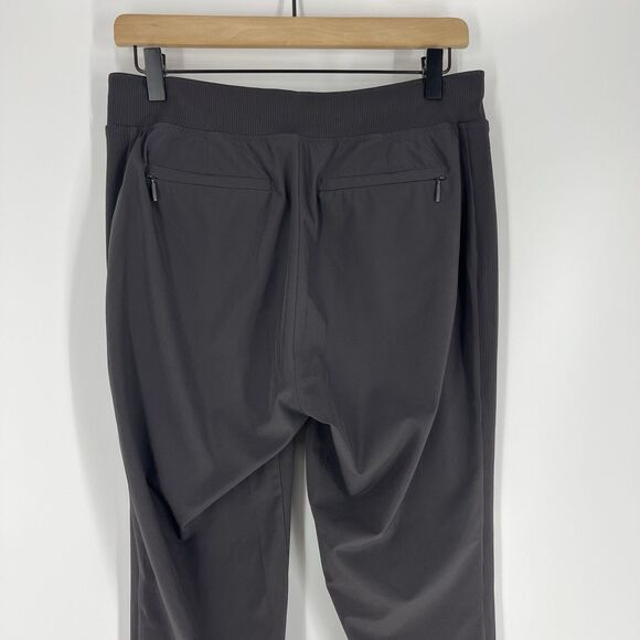 Athleta Pants Size 4 Womens Gray Brooklyn Ankle Pull On Travel Mid Rise Pockets - Picture 6 of 8